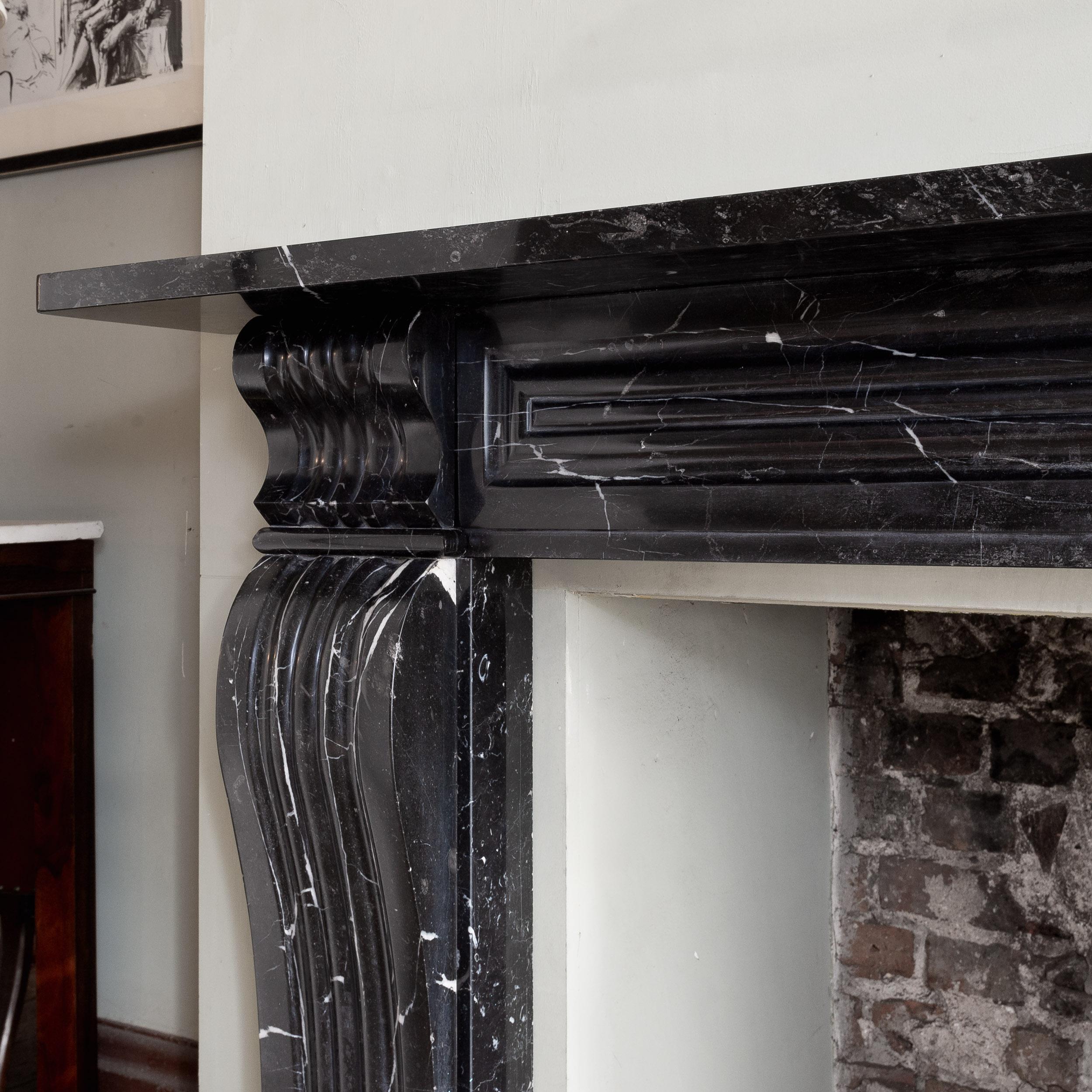 Antique George IV Radstock Black Fireplace For Sale 2