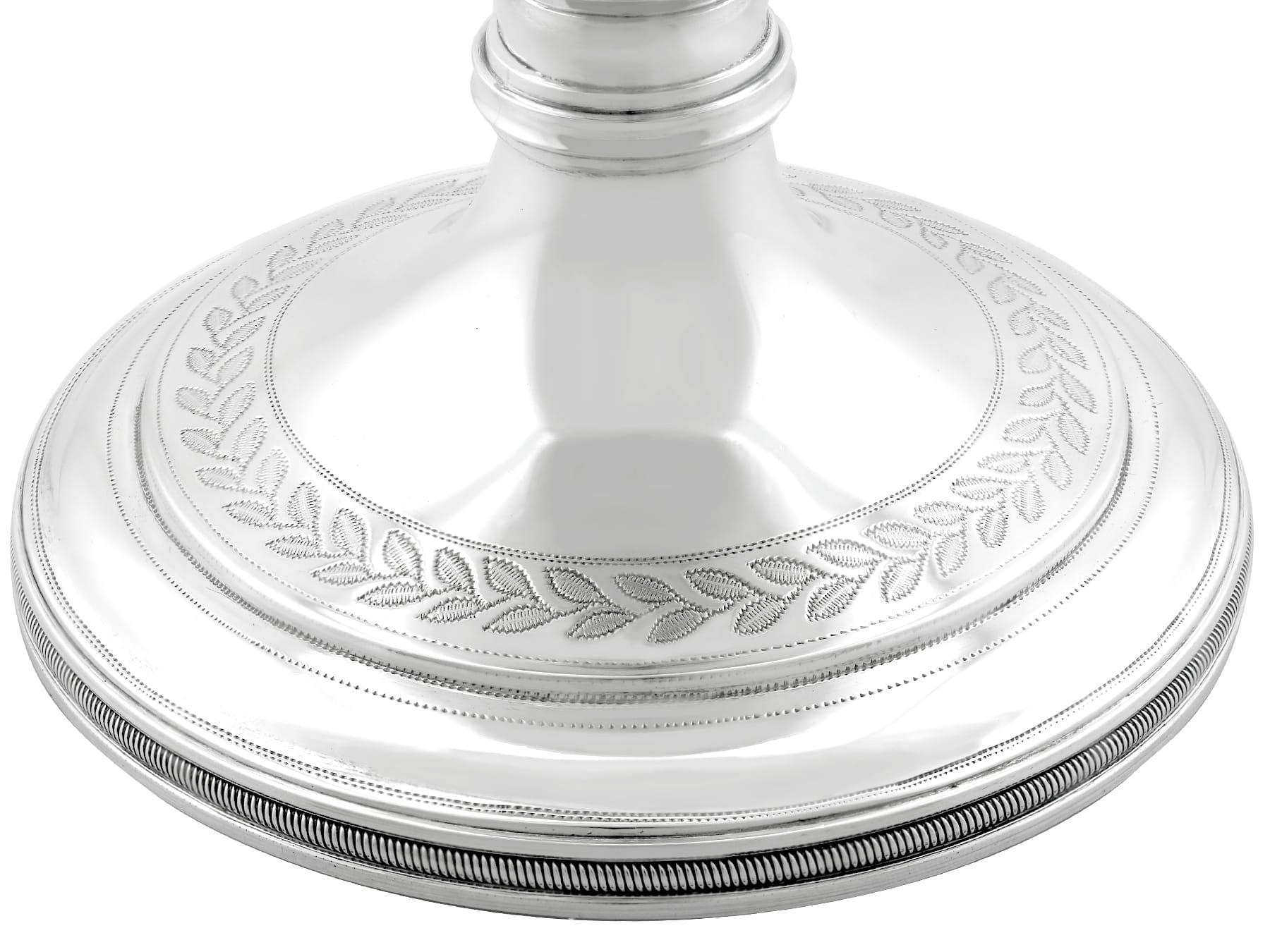 Antique George IV Scottish Sterling Silver Goblet (1820) 1