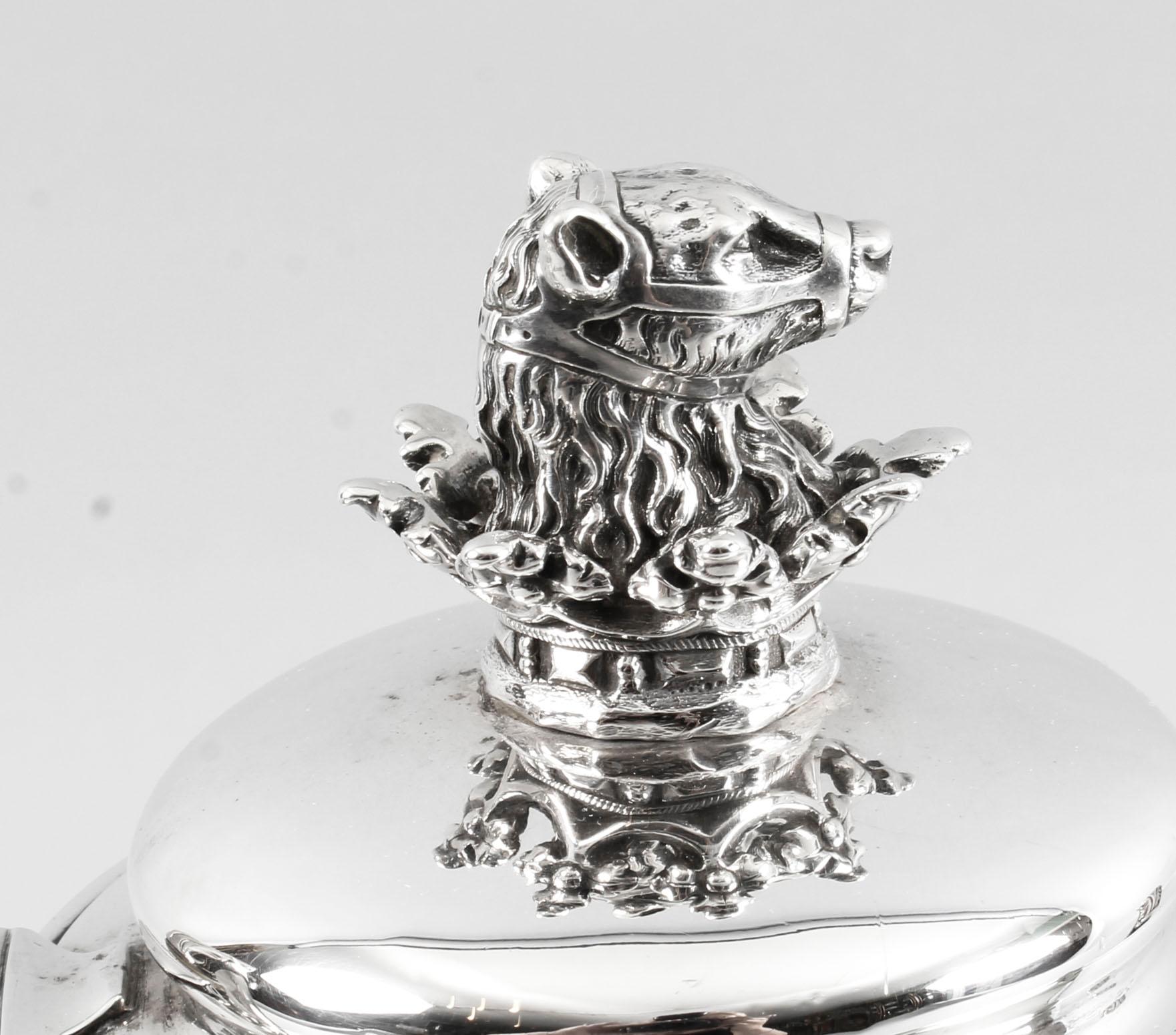 Early 19th Century Antique George IV Silver Coffee Pot by Paul Storr London, 1826, 19th Century