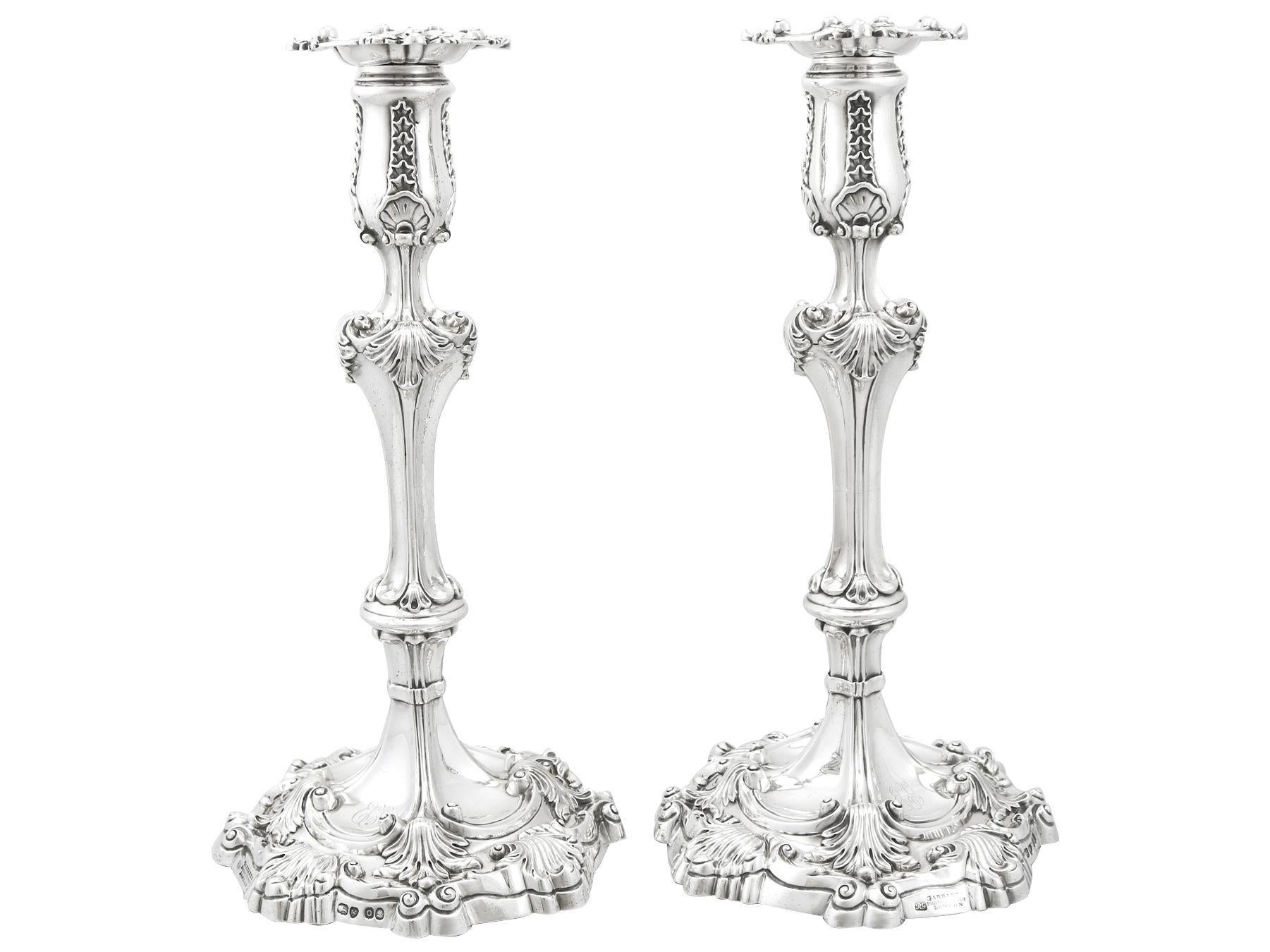 George IV Chandeliers anciens en argent Sterling en vente