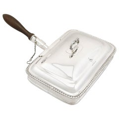 Antique George IV Sterling Silver Cheese Toaster Dish 1820