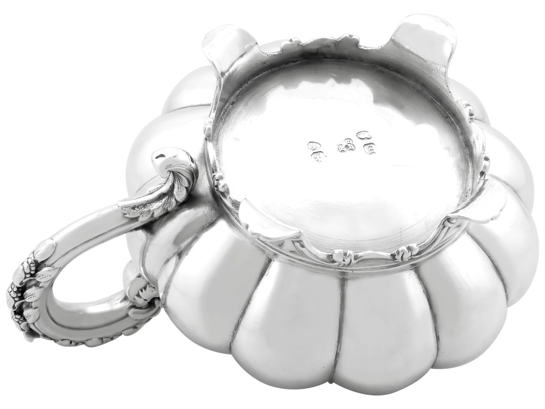 Antico vaso da senape in argento sterling di Giorgio IV (1827) in vendita 5