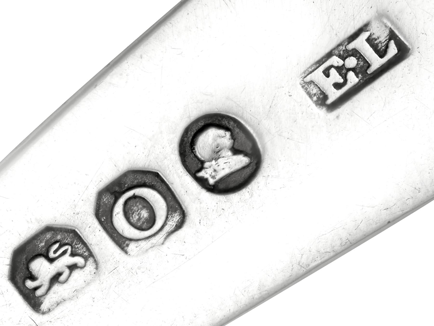 Antico vaso da senape in argento sterling di Giorgio IV (1827) in vendita 3