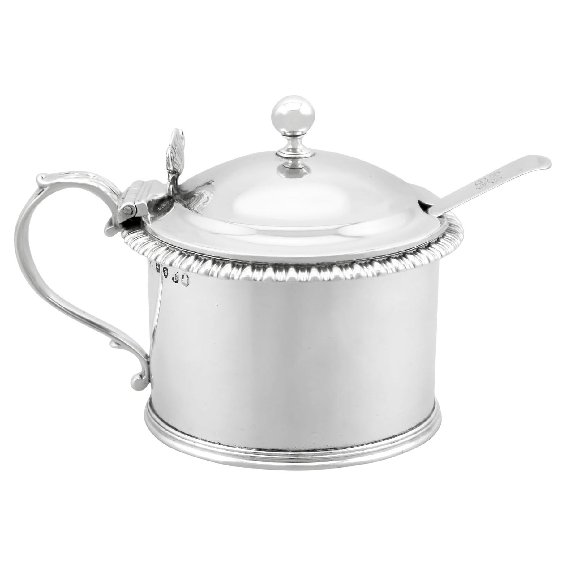 Antique George IV Sterling Silver Mustard Pot