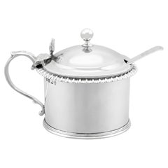 Antique George IV Sterling Silver Mustard Pot