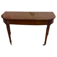 Antique George lII Figured Mahogany Console Table