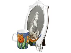 Antique 1910 Sterling Silver Photograph Frame by W J Myatt & Co