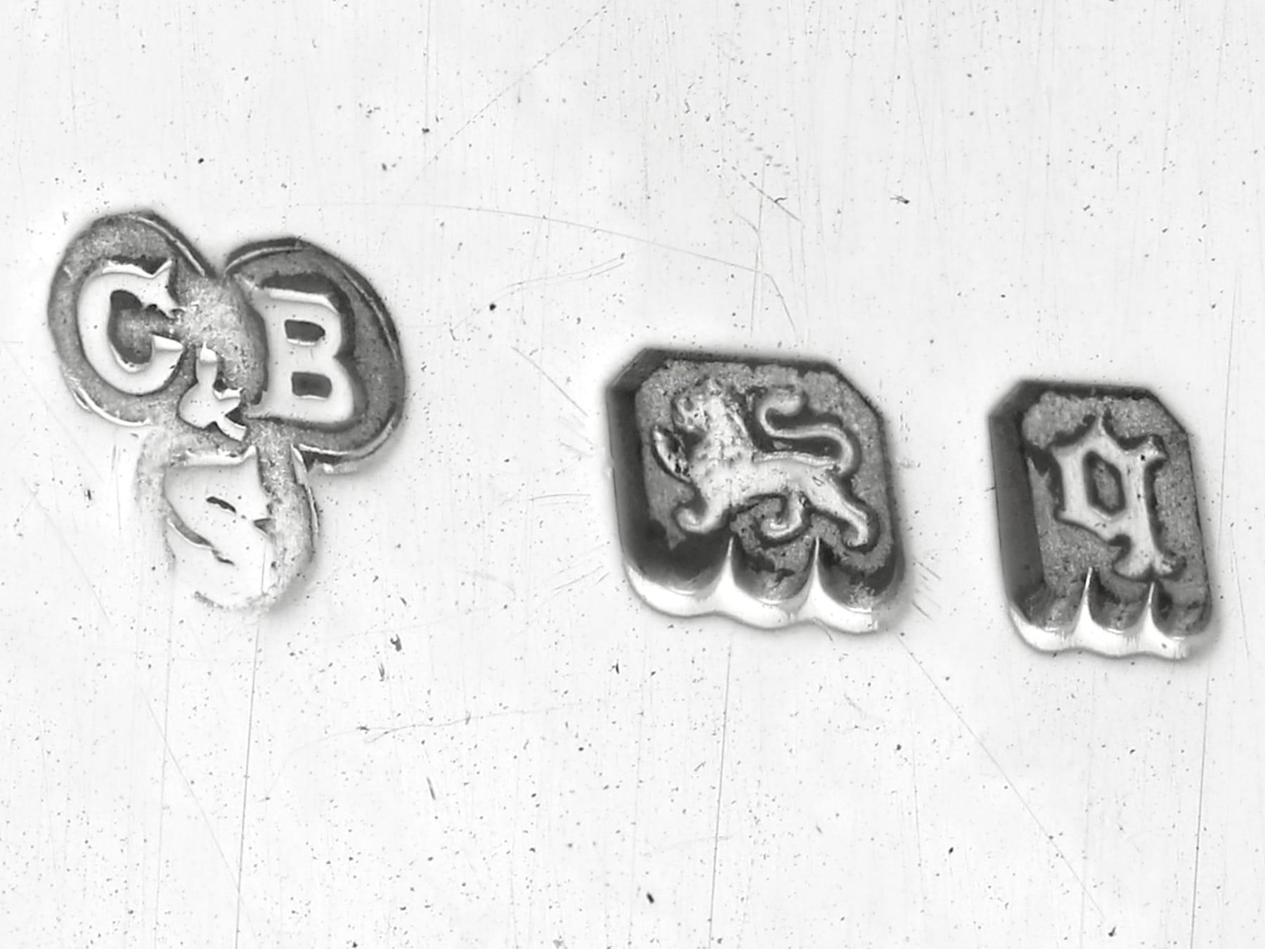 Antico set di condimenti in argento Sterling Art Deco di Giorgio V (1931) in vendita 10