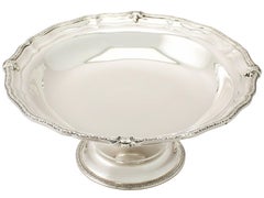 Antique George V English Sterling Silver Fruit Dish