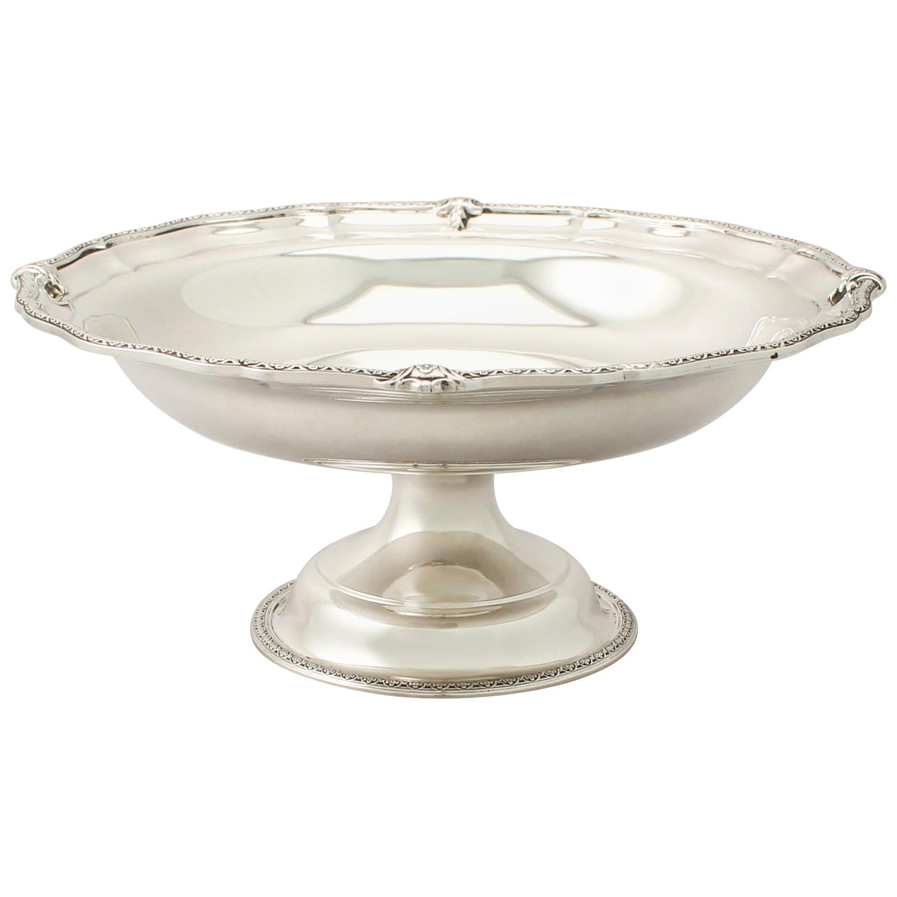 Antique George V English Sterling Silver Fruit Dish