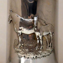 Antique George V Large Sterling Silver Flagon London 1922 J S Harman