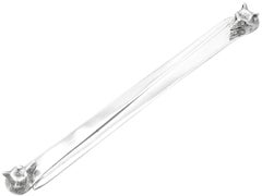 Antique George V Pair of Sterling Silver Game Skewers Letter Openers