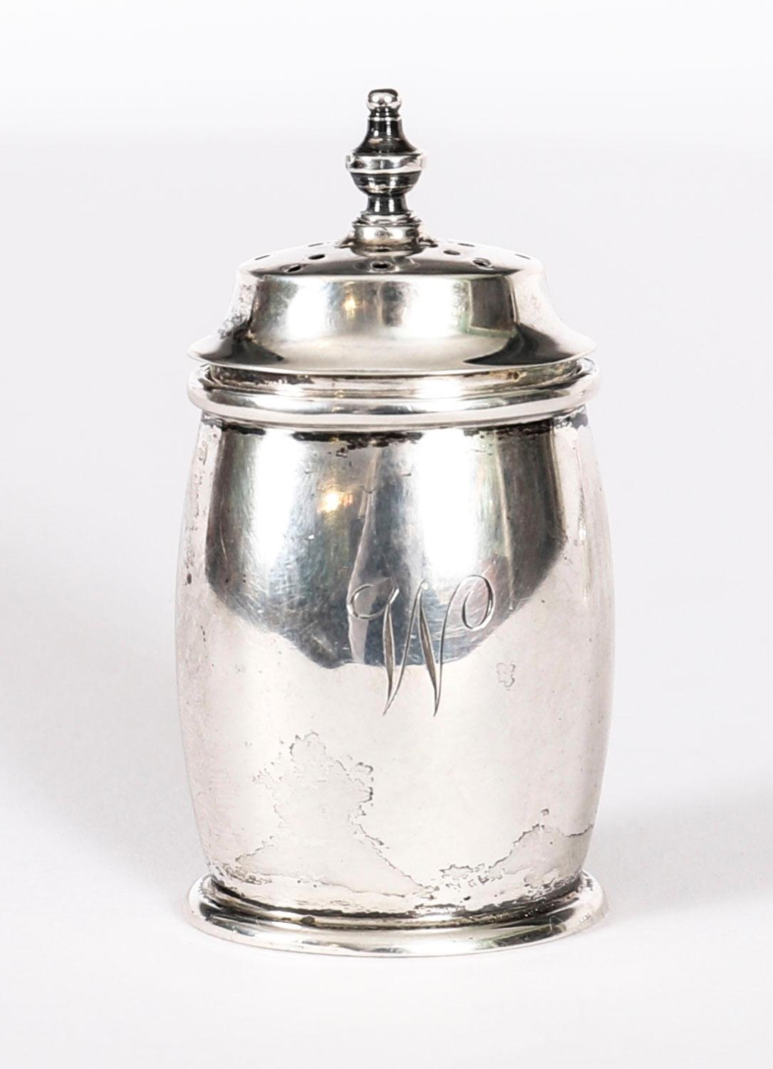 Antike George V Silber Cruet Set William Neale & Son 1934. im Angebot 4