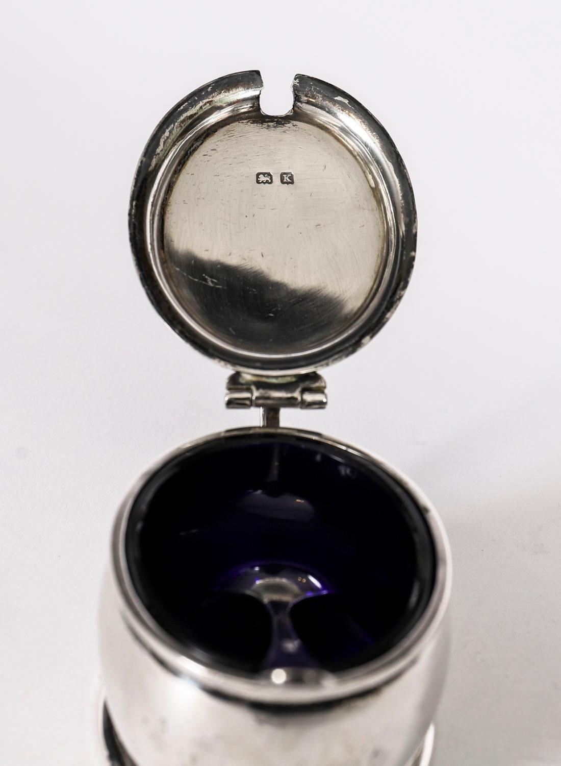 Antike George V Silber Cruet Set William Neale & Son 1934. im Angebot 13