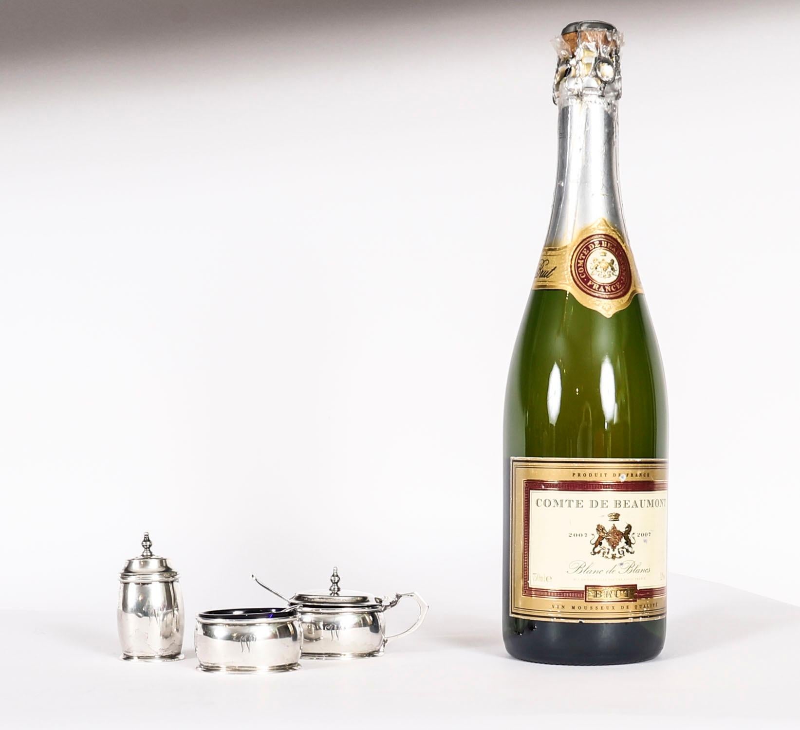 Antike George V Silber Cruet Set William Neale & Son 1934. im Zustand „Gut“ im Angebot in London, GB
