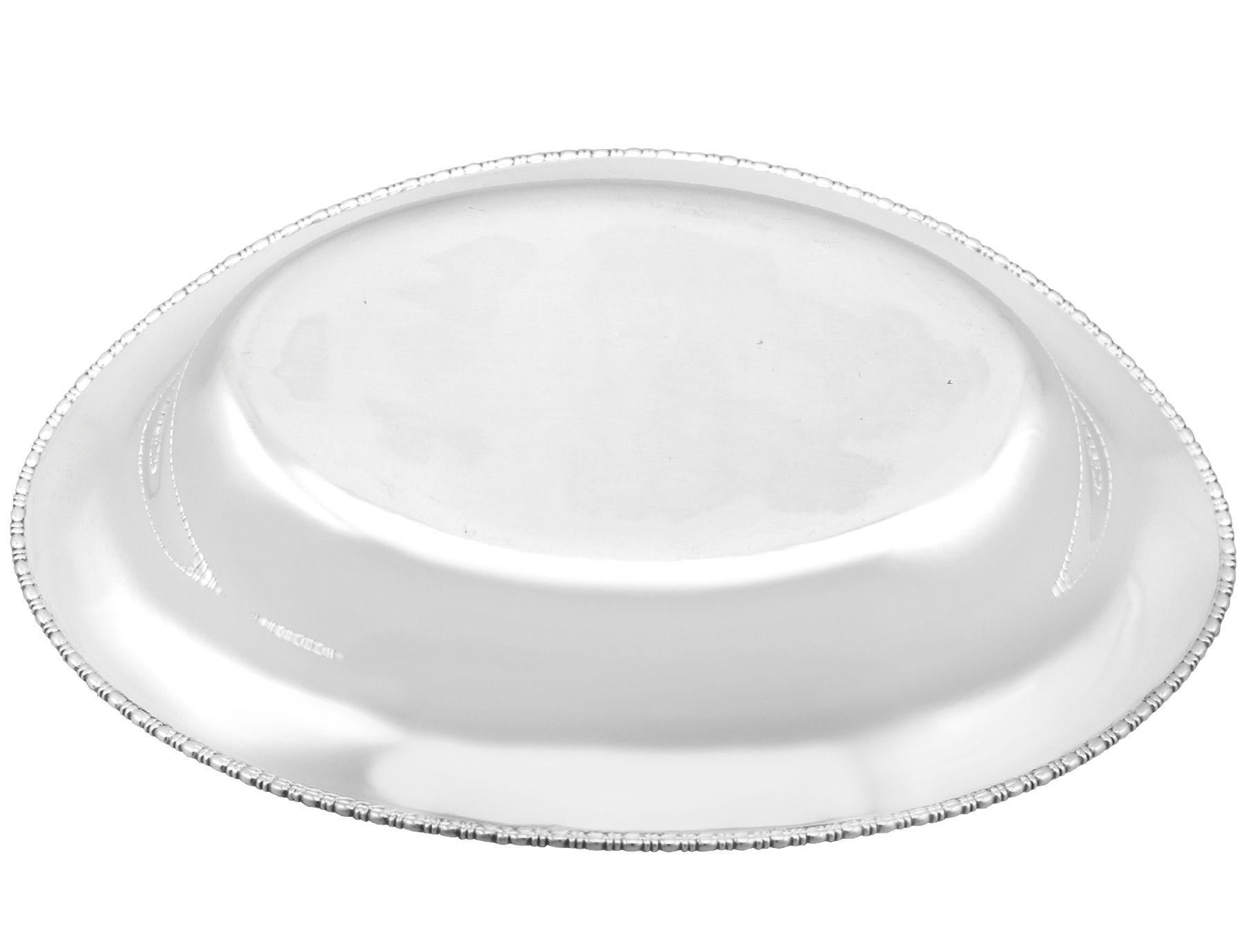 James Ramsay English Sterling Silver Bread Dishes For Sale 3
