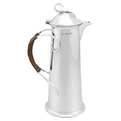Art Nouveau Sterling Silver Coffee Jug