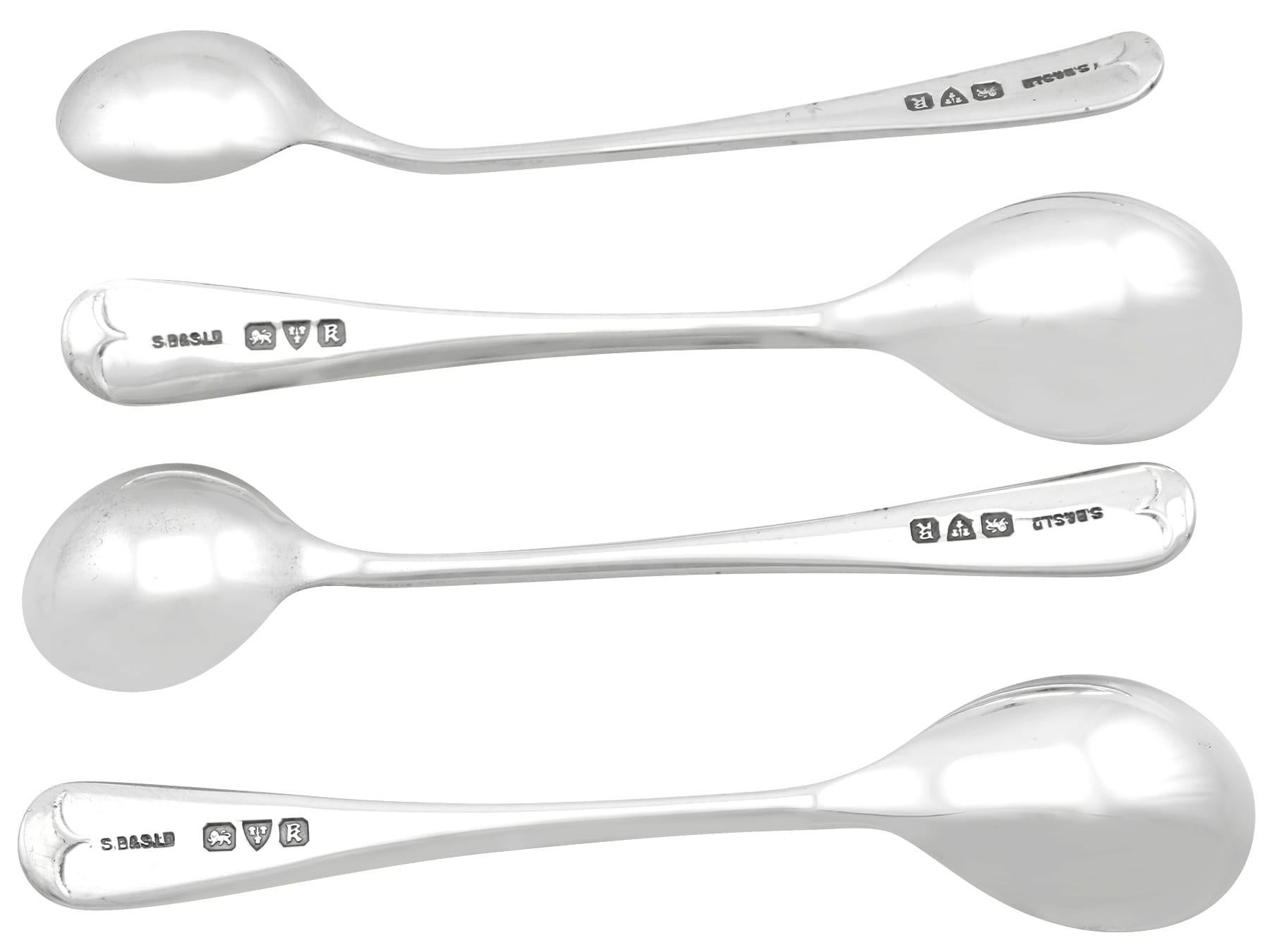 Antico set di condimenti in argento sterling di Giorgio V in vendita 6