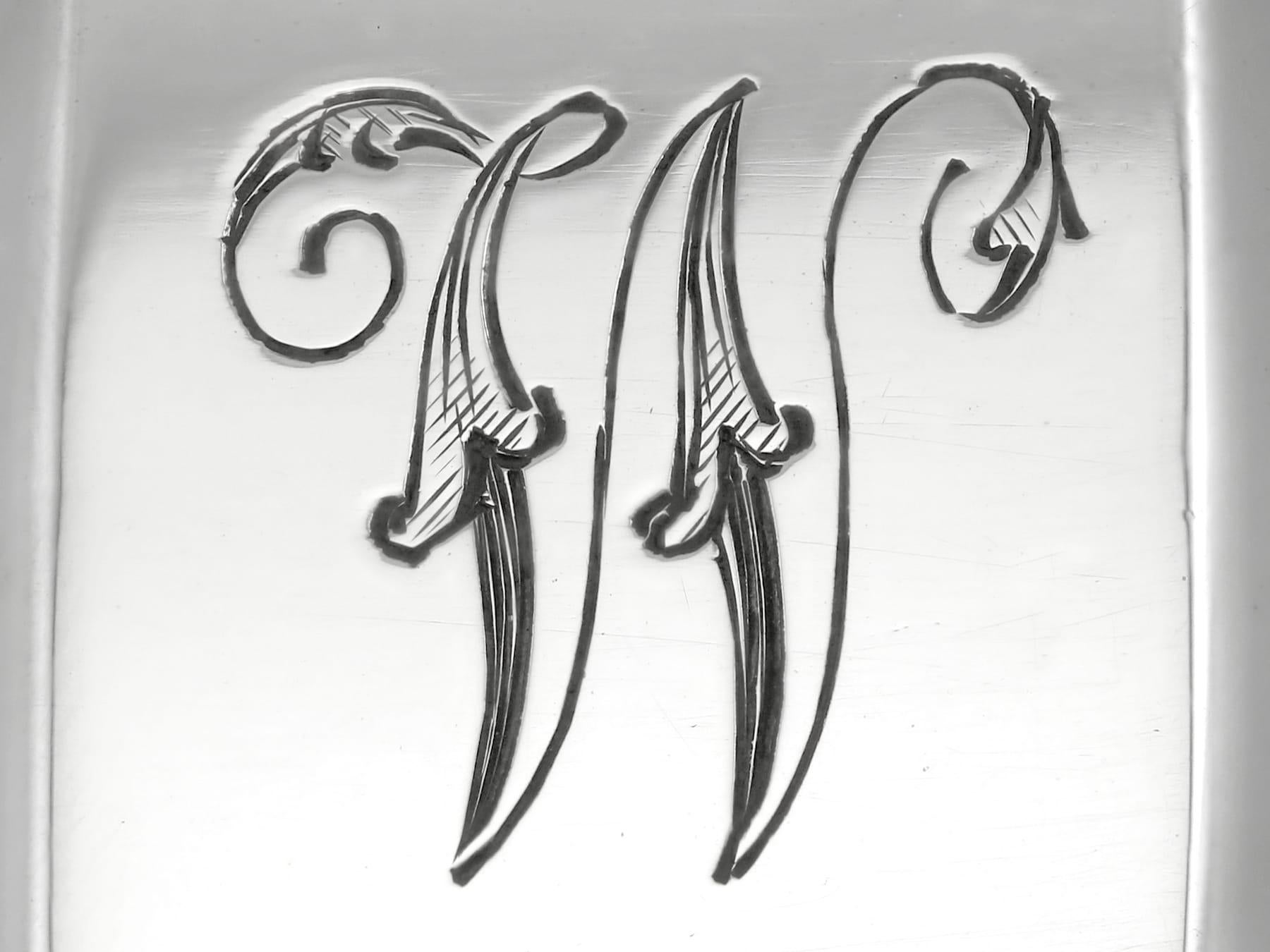 Antico set di condimenti in argento sterling di Giorgio V in vendita 10