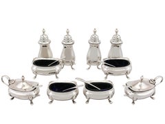 Antique Sterling Silver Condiment Set