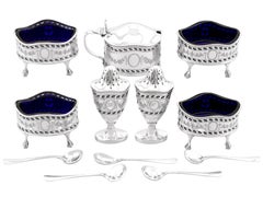 Antique Sterling Silver Condiment Set