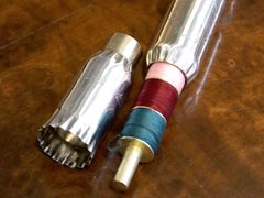 Antique George V Sterling Silver 'Cracker' Thread Holder