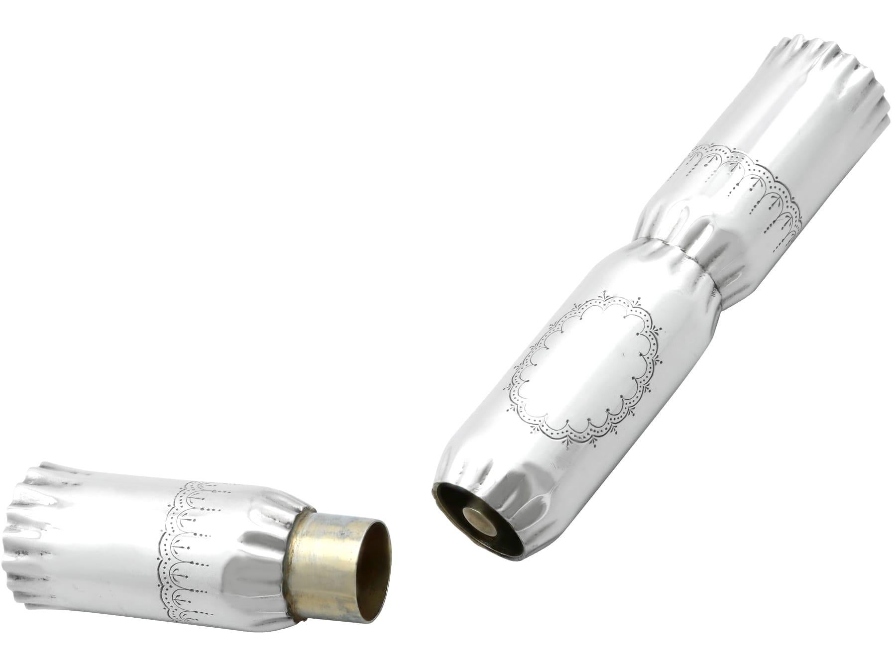Antiker George V. „Kracker“-Fädenhalter aus Sterlingsilber im Angebot 3