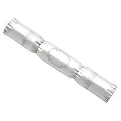 Antique George V Sterling Silver 'Cracker' Thread Holder