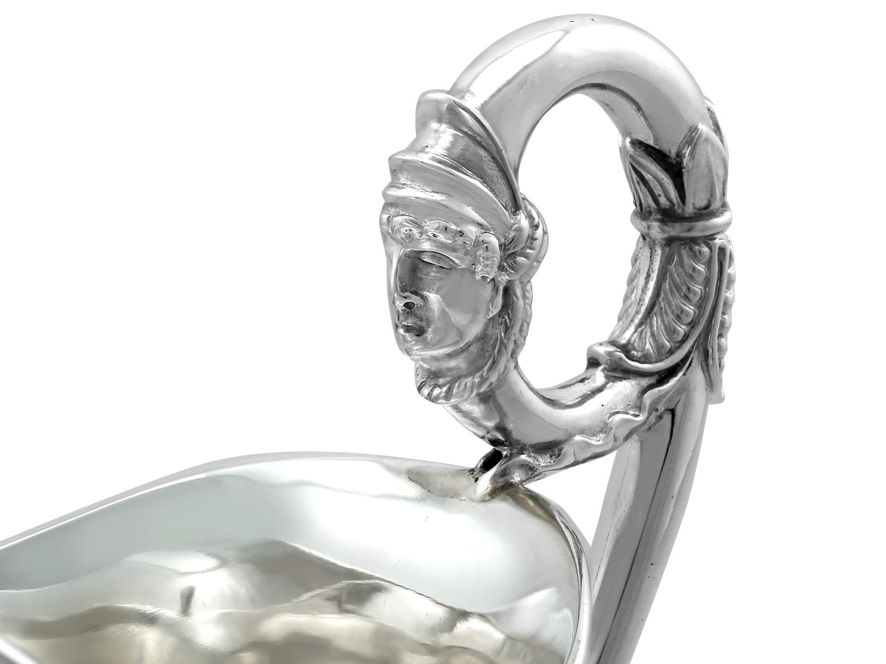 Antique George V Sterling Silver Cream/Water Jug (1912) For Sale 2
