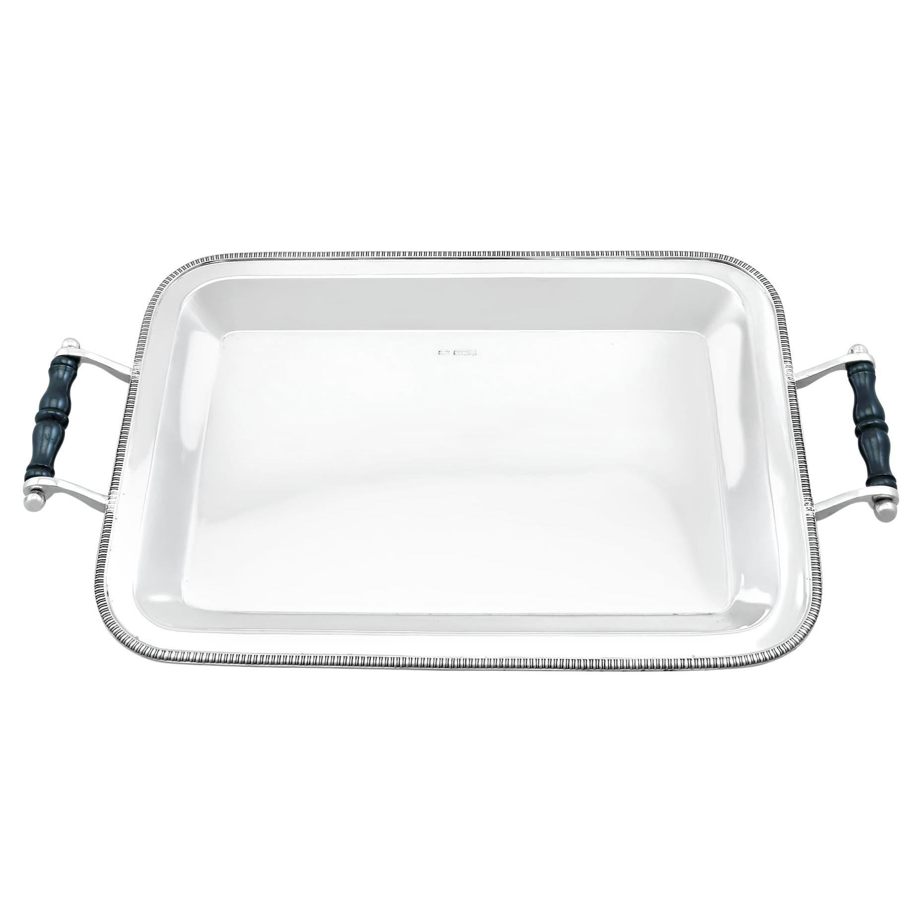 Antique George V Sterling Silver Drinks Tray (1933)
