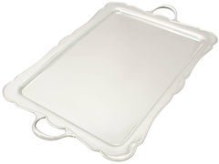 Antique George V Sterling Silver Drinks Tray