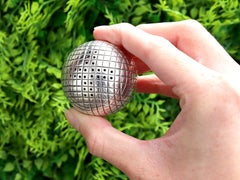 Antique George V Sterling Silver Golf Ball Peppers (1922)