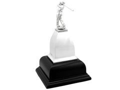 Antique Sterling Silver Golf Presentation Trophy