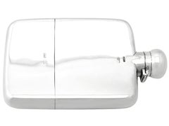 Stokes & Ireland Ltd Antique Sterling Silver Hip Flask