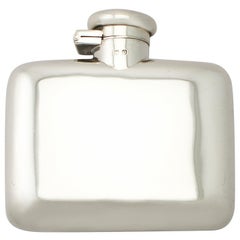 Antica fiaschetta in argento Sterling George V