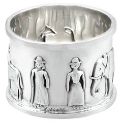 Vintage 1923 Sterling Silver Napkin Ring
