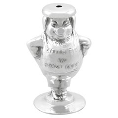 Sal de cerdito con rima infantil de plata de ley Jorge V (1911)