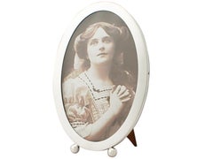 Antique George V Sterling Silver Photograph Frame by Charles S Green & Co