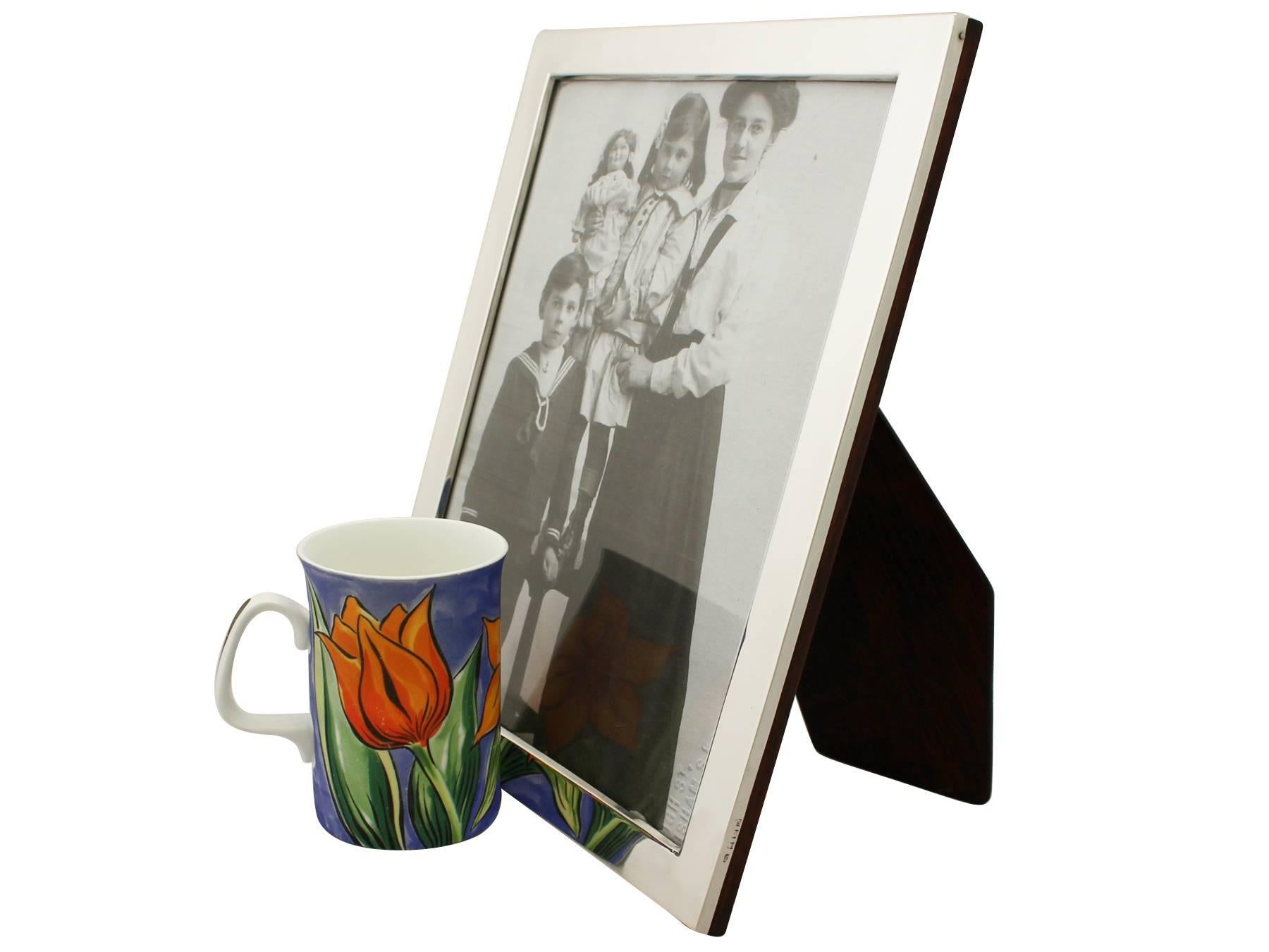 English Antique George V Sterling Silver Photograph Frame