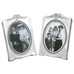 Antique George V Sterling Silver Photograph Frames