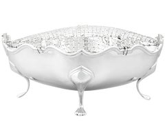 Antique George V Sterling Silver Presentation Bowl / Centrepiece