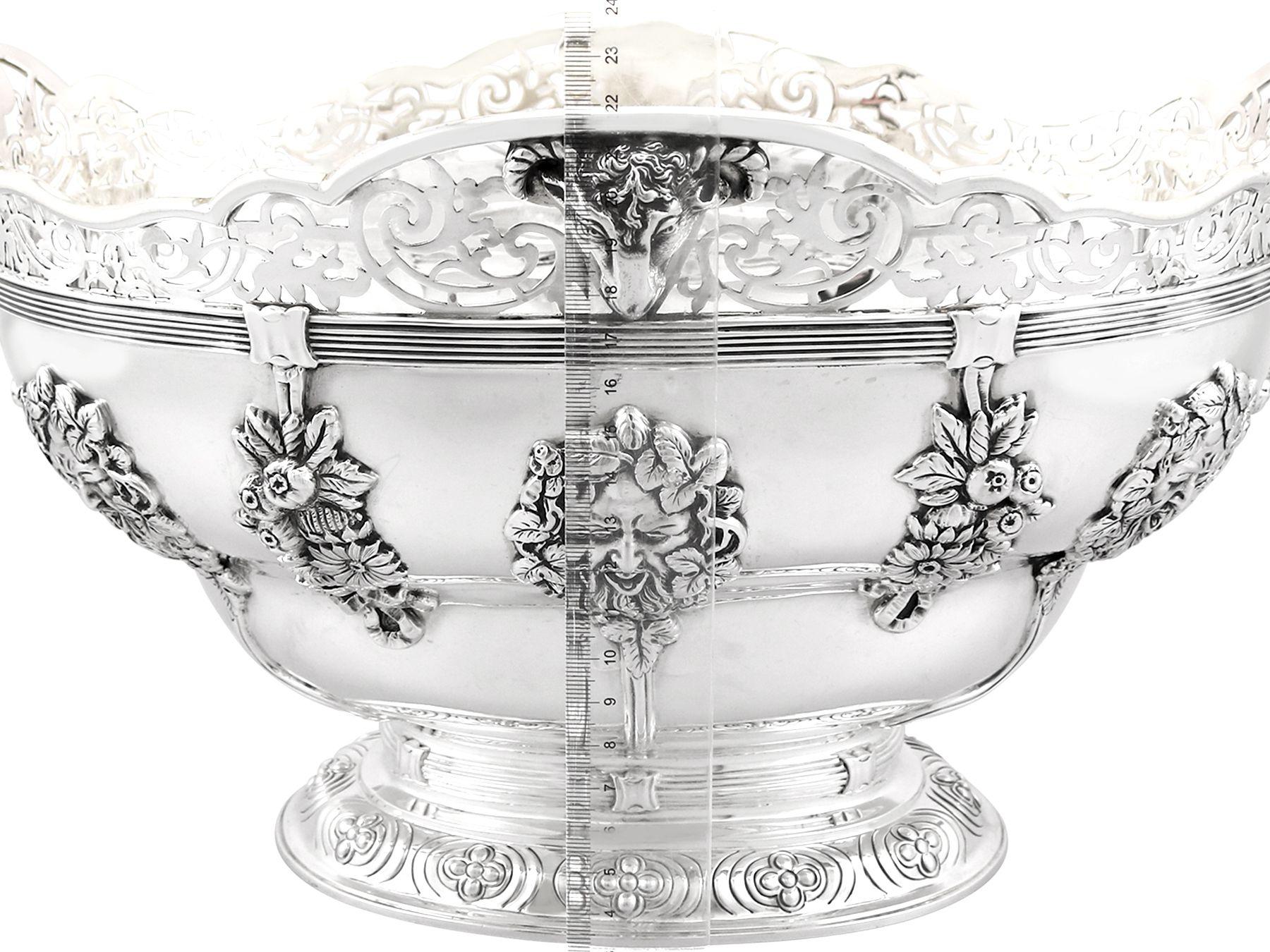 Wakely & Wheeler Antique Sterling Silver Presentation Bowl For Sale 7