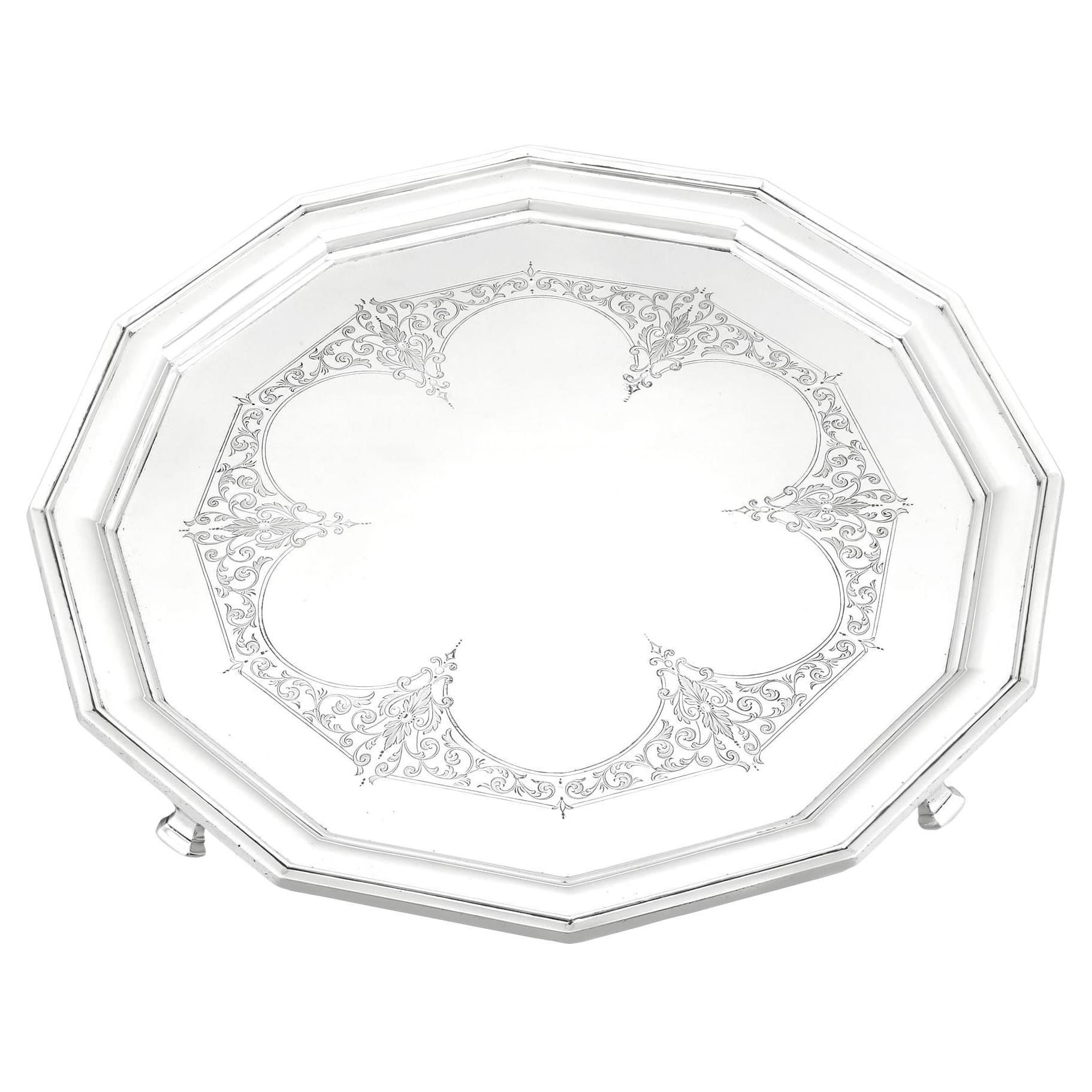 Antique George V Sterling Silver Salver (1925)