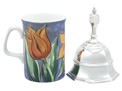 J Parkes & Co Antique Sterling Silver Table Bell (1917)