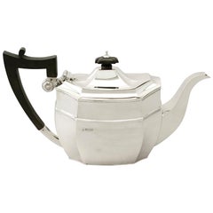 Antique George V Sterling Silver Teapot