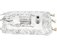 Antique George V Sterling Silver Torah Breastplate