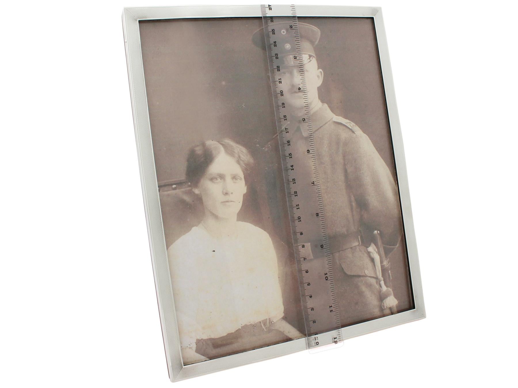Antique George Vi English Sterling Silver Photograph Frame For Antique George Vi English Sterling Silver Photograph Frame For At 1stdibs