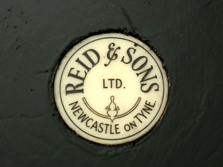 Antique George VI Sterling Silver Presentation Bowl by Reid & Sons Ltd For Sale 5