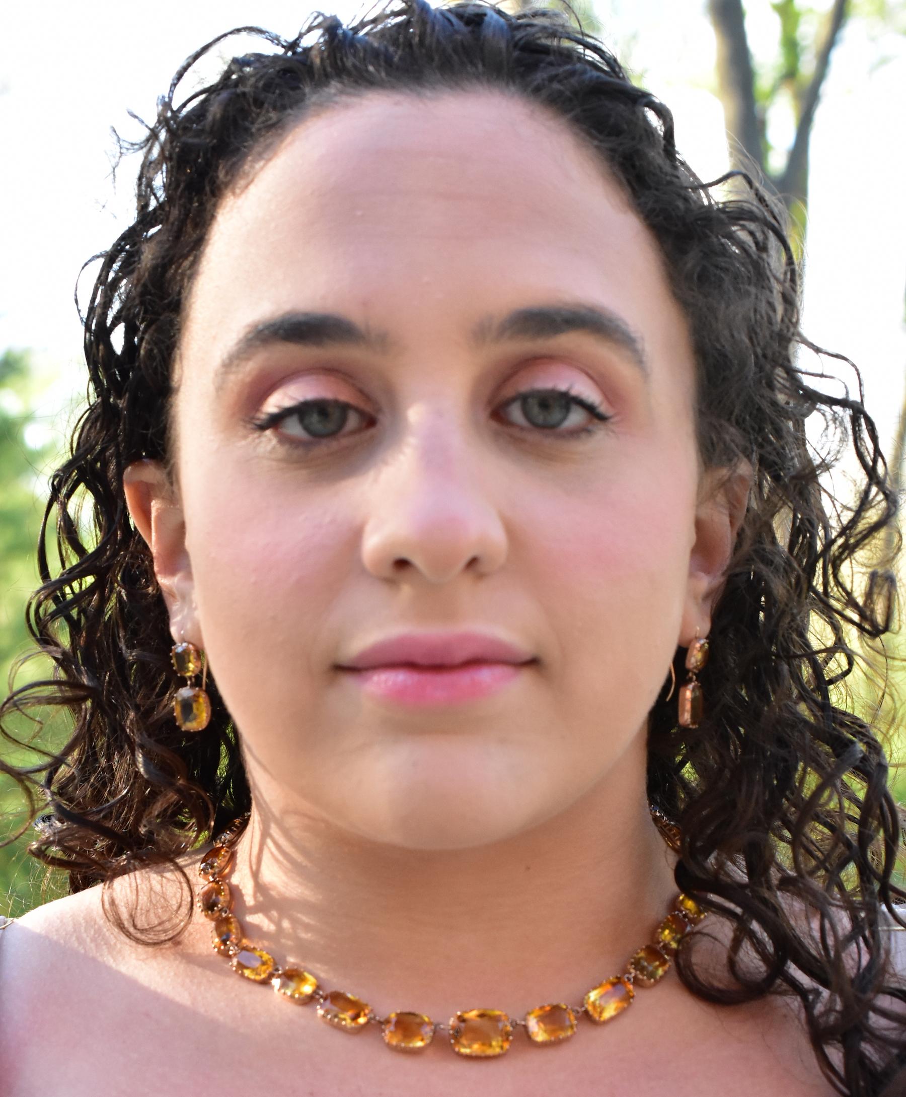 Antique Georgian 18 Karat and Citrine Riviere and Earrings Demi-Parure 10