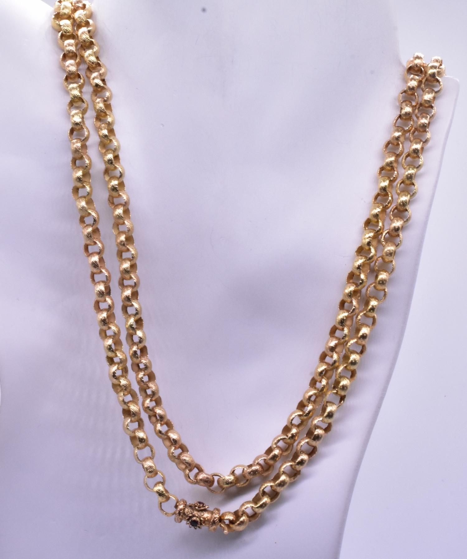 gold belcher chain